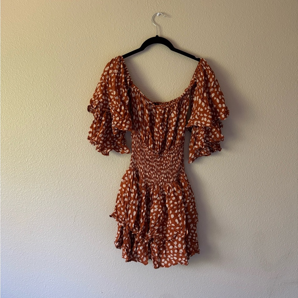 Polka Dot Ruffle Dress